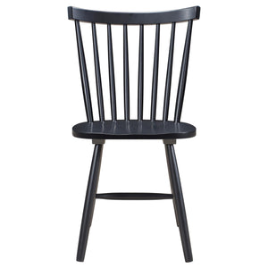 Juego de comedor rectangular de 5 piezas Hollyoak en nogal y negro