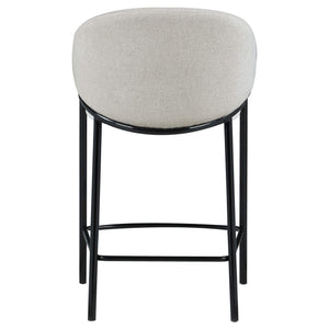 Chadwick Fabric Upholstered Counter Chair Beige (Set of 2)