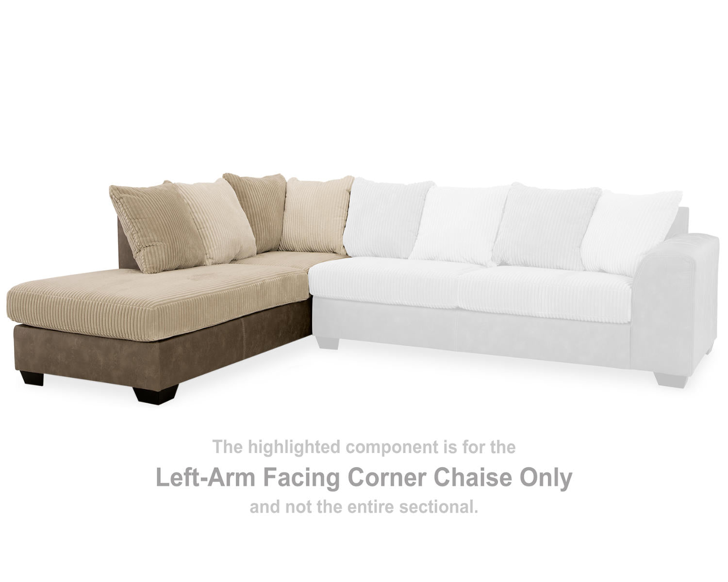 Keskin Left-Arm Facing Corner Chaise