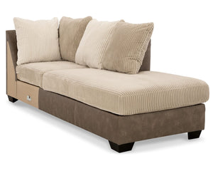 Chaise longue esquinera con brazo derecho Keskin