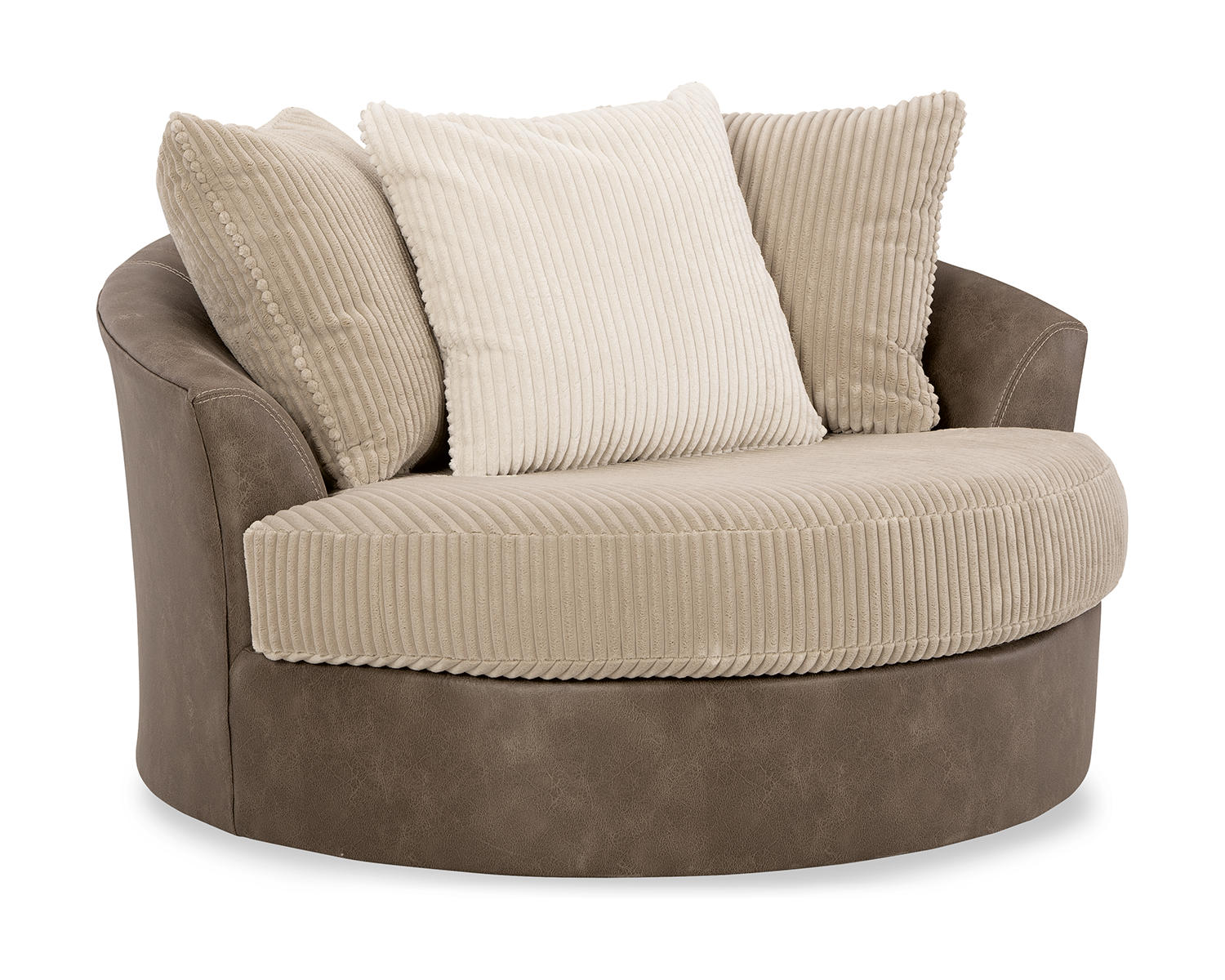 Keskin Oversized Swivel Accent Chair