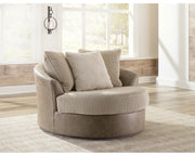 Keskin Oversized Swivel Accent Chair