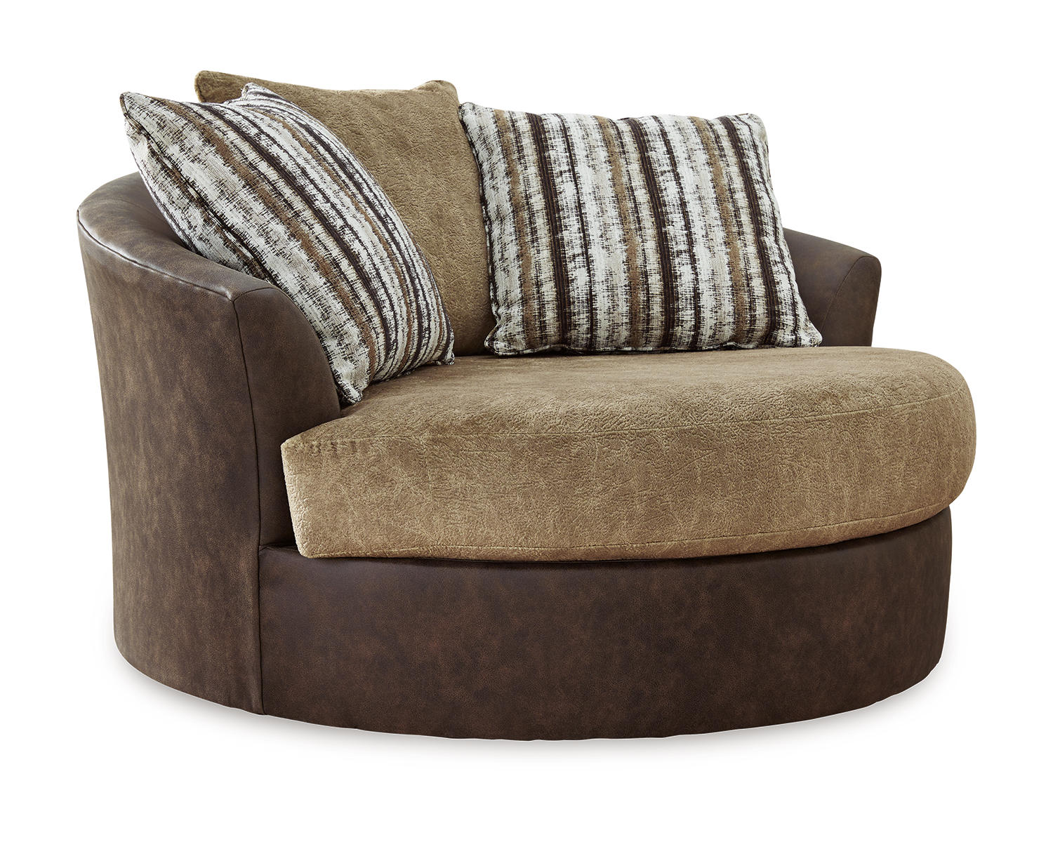 Alesbury Sofa and Oversized Swivel Accent Chair