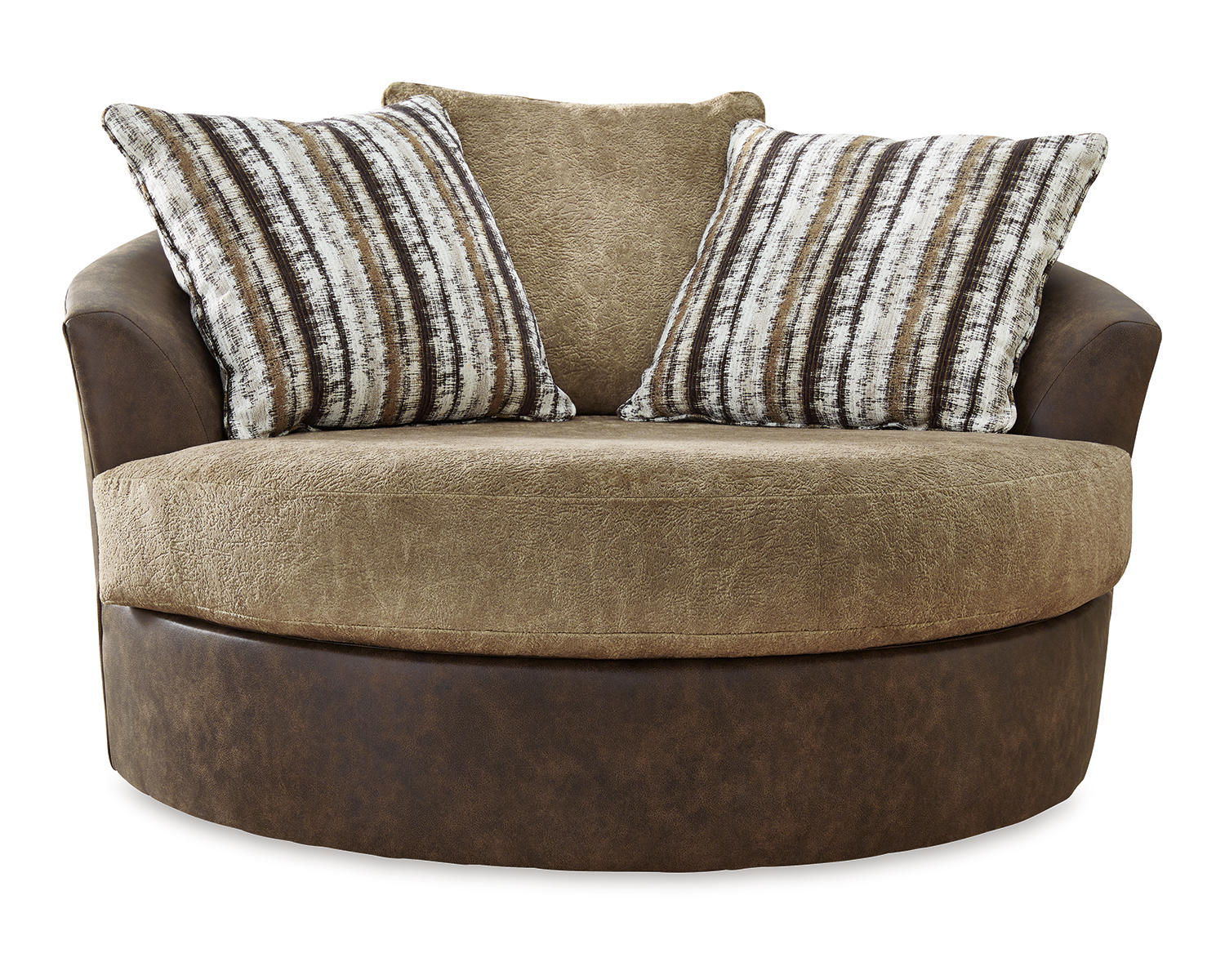 Alesbury Sofa and Oversized Swivel Accent Chair