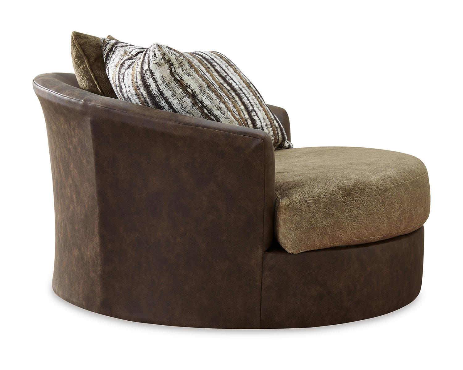 Alesbury Sofa and Oversized Swivel Accent Chair