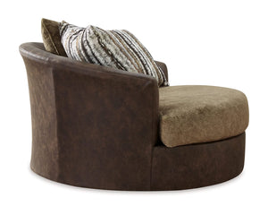 Alesbury Sofa and Oversized Swivel Accent Chair