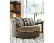 Alesbury Oversized Swivel Accent Chair