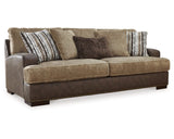 Alesbury Sofa and Oversized Swivel Accent Chair