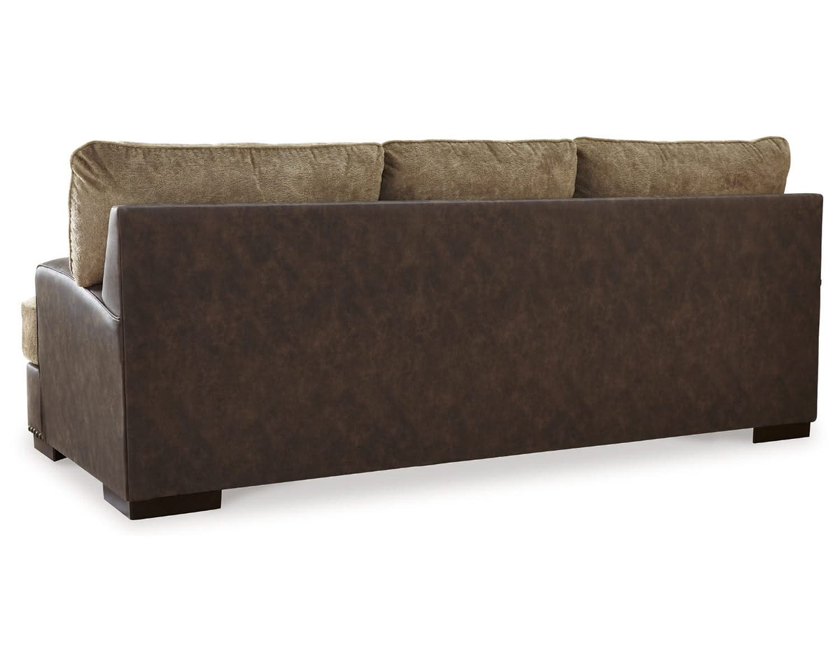 Alesbury Sofa and Oversized Swivel Accent Chair