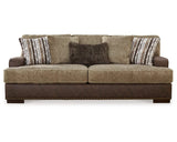 Alesbury Sofa and Oversized Swivel Accent Chair
