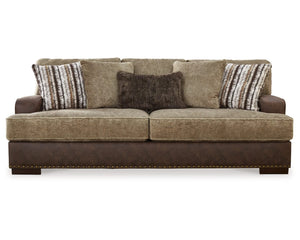 Alesbury Sofa and Oversized Swivel Accent Chair