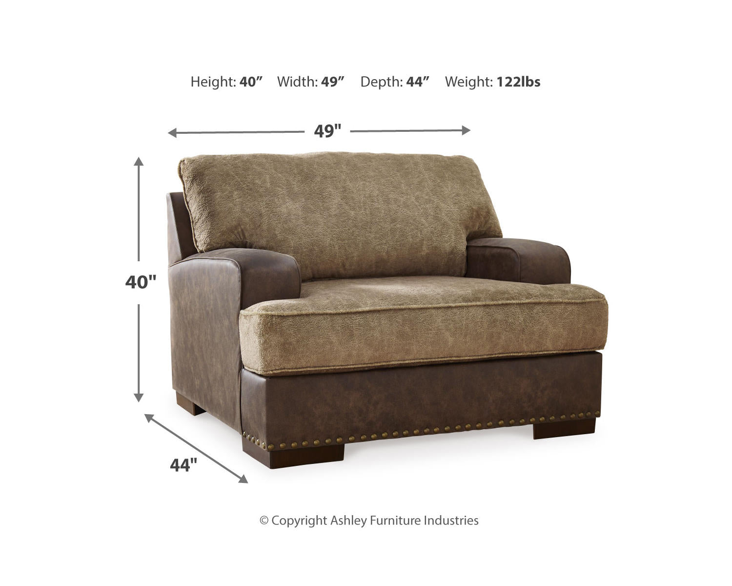Alesbury Oversized Chair and Ottoman