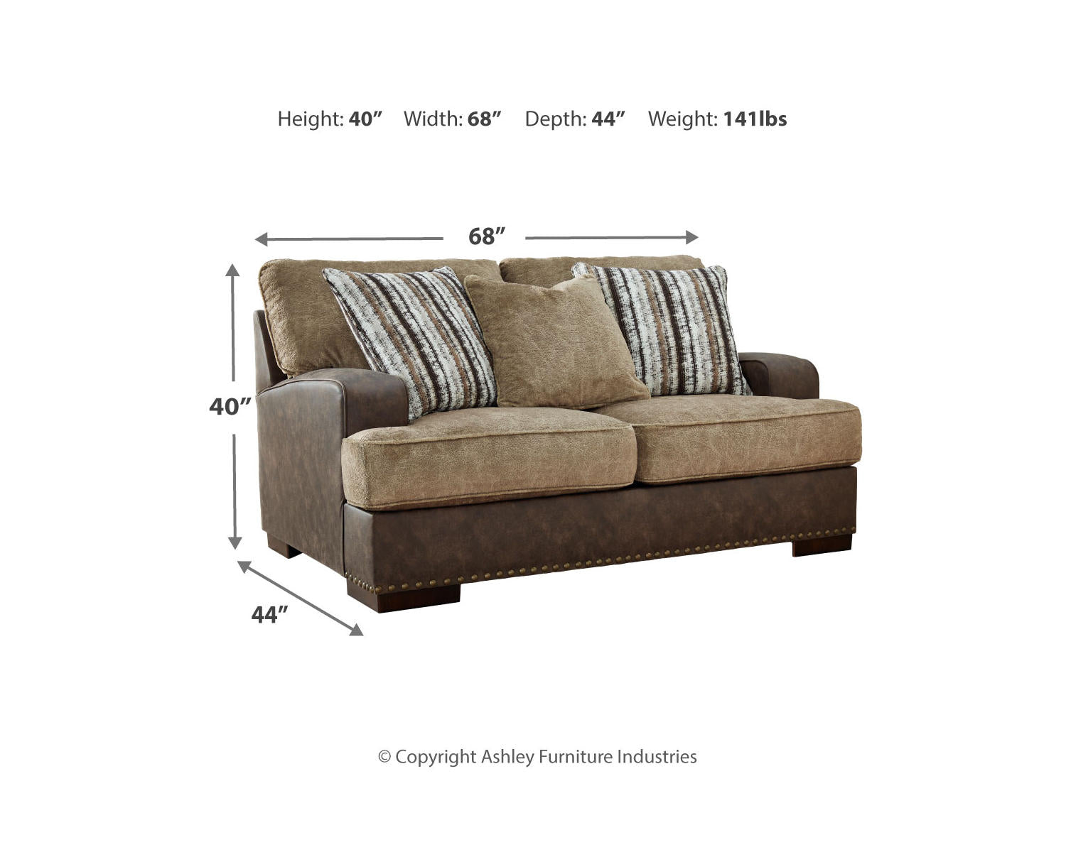 Alesbury Sofa and Loveseat
