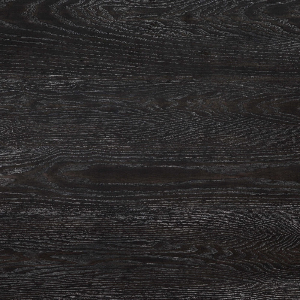 Mesa de comedor rectangular Zetta de madera de 60 pulgadas, color negro