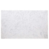 Juego de mesa de comedor Gabrielle de 5 piezas con tablero de mármol blanco y gris