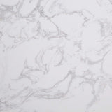 Juego de mesa de comedor Gabrielle de 5 piezas con tablero de mármol blanco y gris