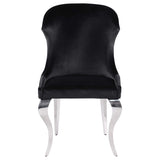 Cheyanne Upholstered Dining Side Chair Black (Set of 2)