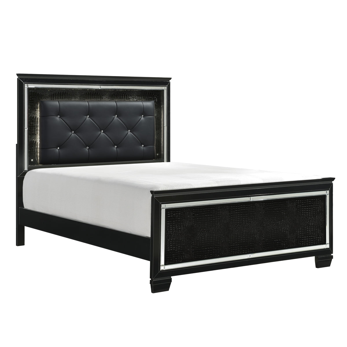 Eastern King Bed, LED Lighting