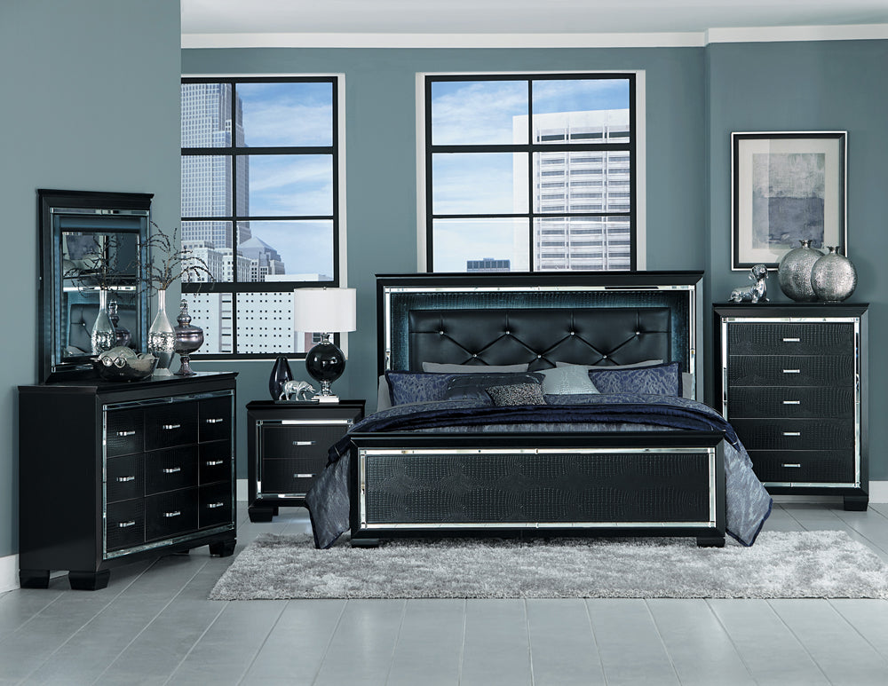 Eastern King Bed, LED Lighting
