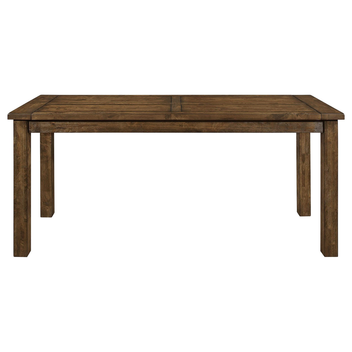 Mesa de comedor Coleman de 84 pulgadas de altura de mostrador en marrón dorado