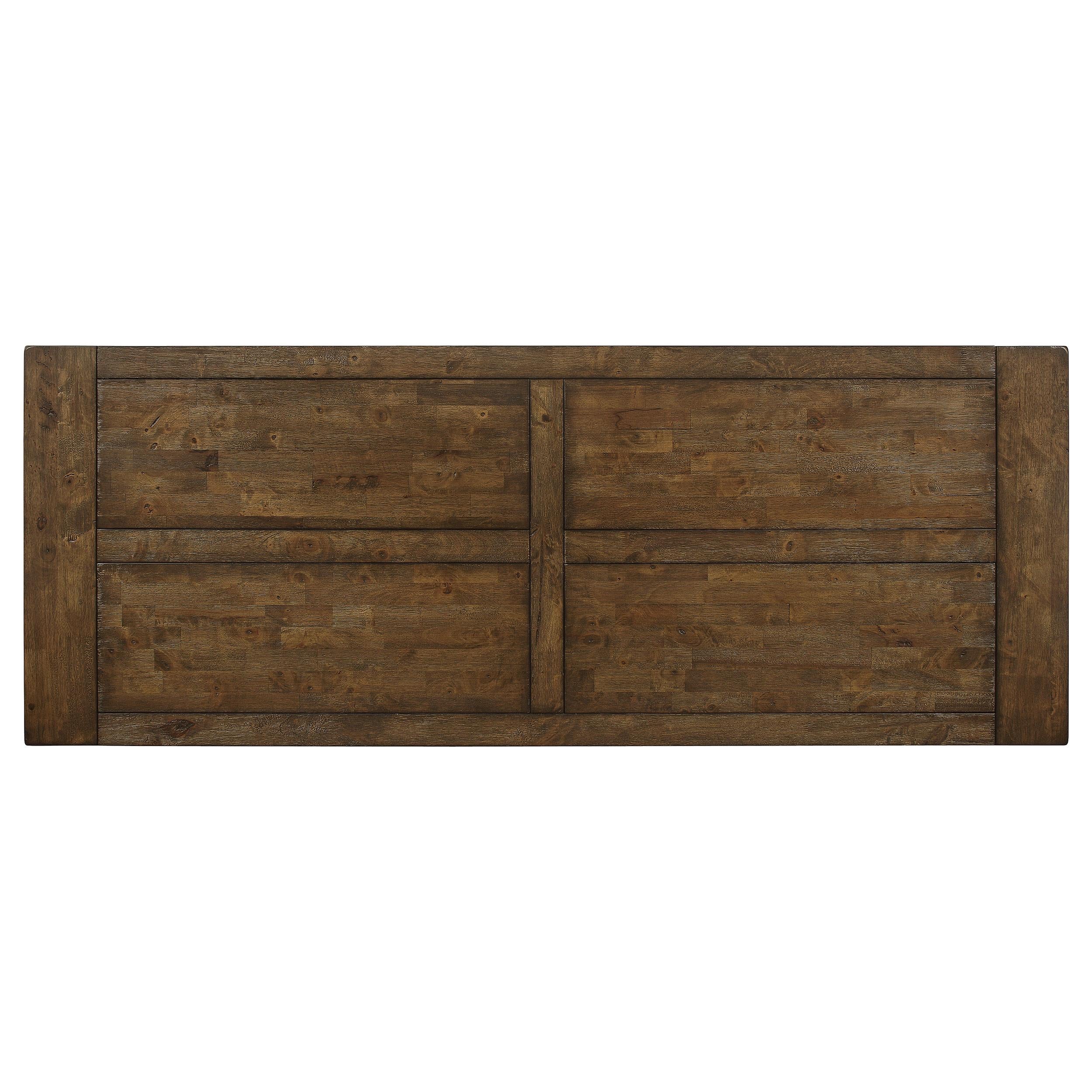 Coleman 84-inch Counter Height Dining Table Golden Brown