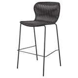 Silla de bar McKinley de ratán sintético marrón (juego de 2)