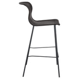 Silla de bar McKinley de ratán sintético marrón (juego de 2)
