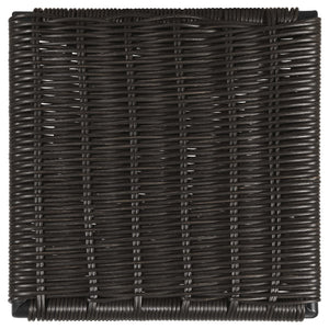 Silla de bar McKinley de ratán sintético marrón (juego de 2)