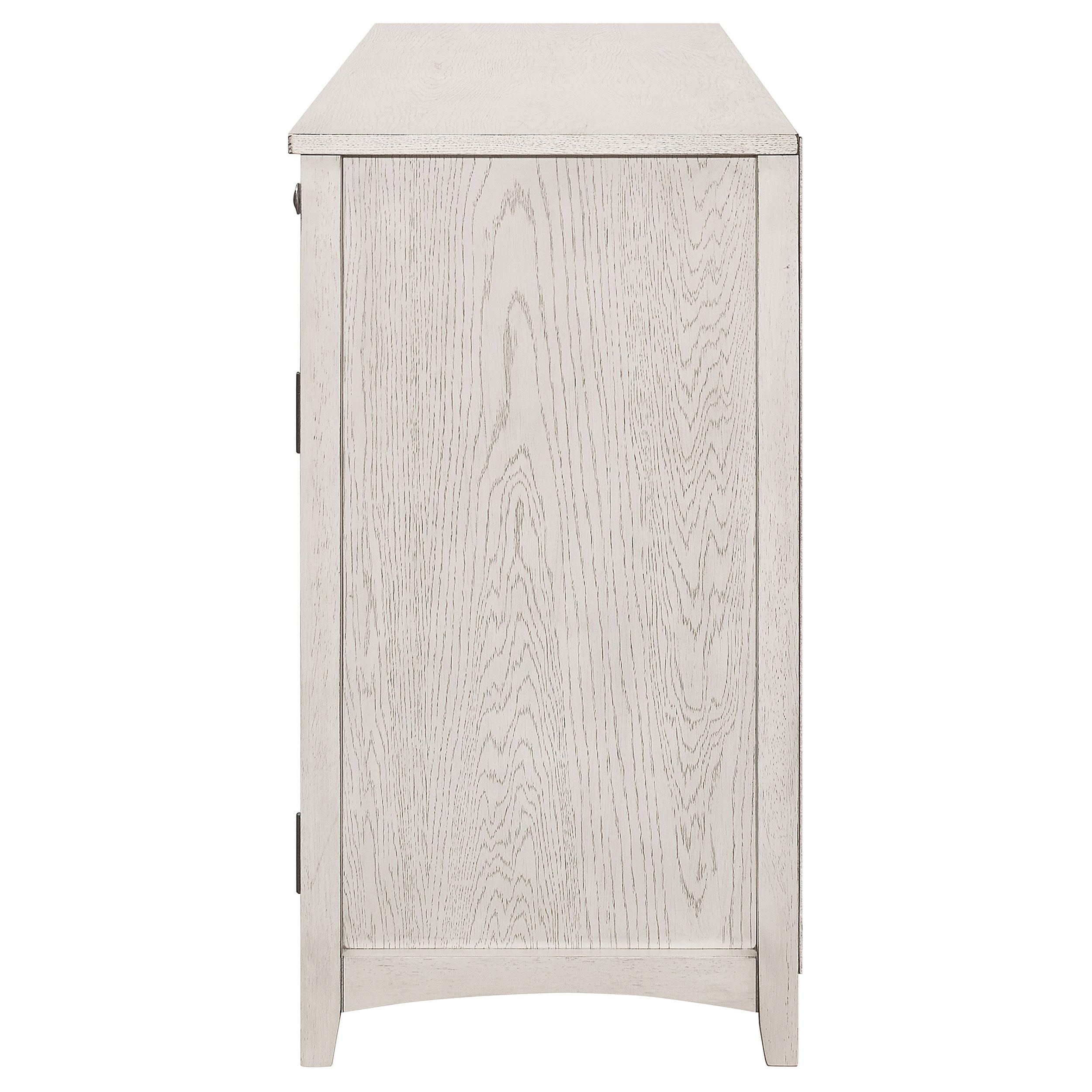 Kirby 3-drawer Sideboard Buffet Cabinet Rustic Off White