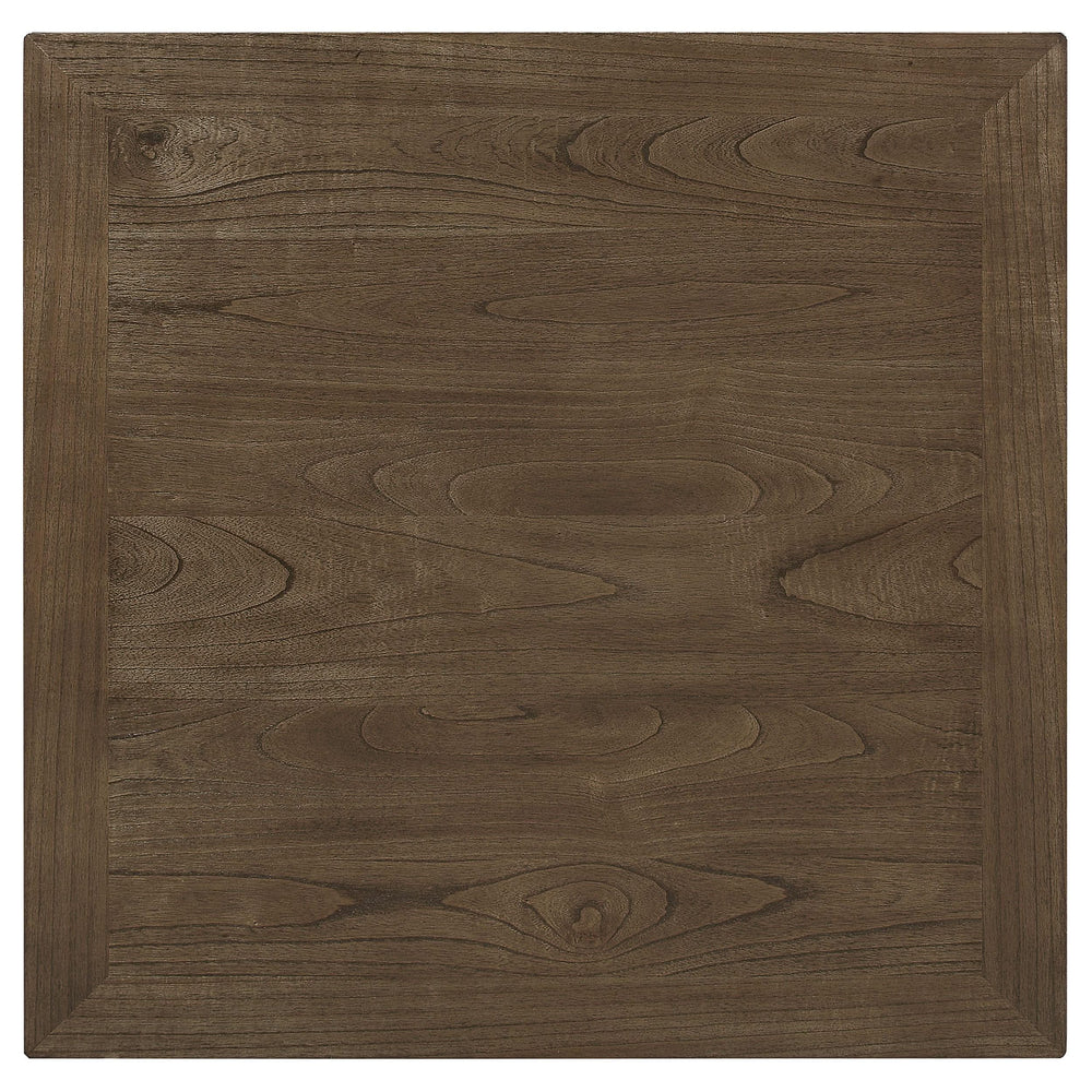 Juego de comedor Sarasota de 5 piezas con hojas abatibles, color crema rústico