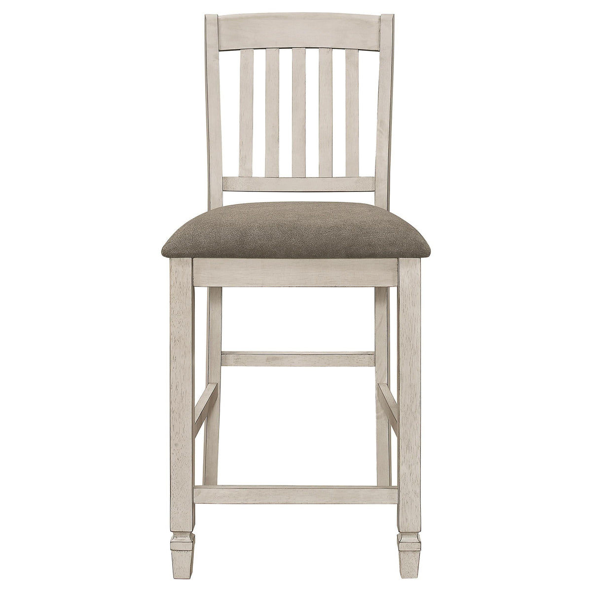 Juego de comedor Sarasota de 5 piezas con hojas abatibles, color crema rústico