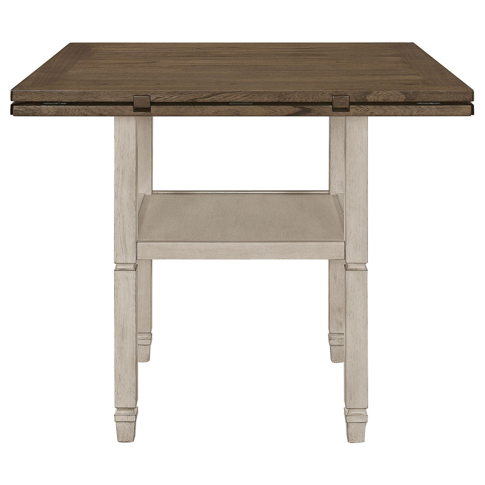 Sarasota 60-inch Extension Counter Dining Table Rustic Cream