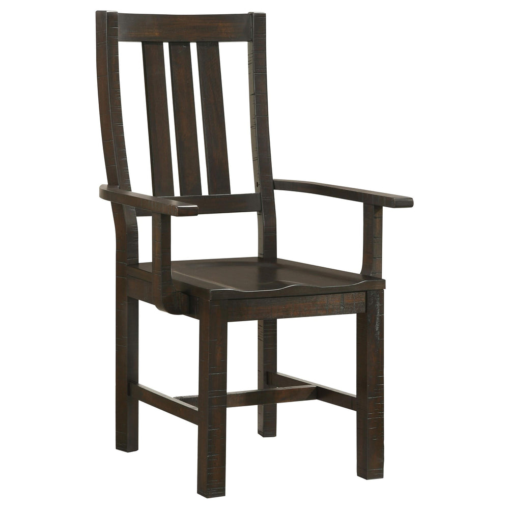 Silla de comedor de madera Calandra vintage Java (juego de 2)