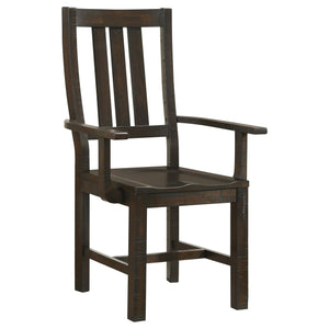 Silla de comedor de madera Calandra vintage Java (juego de 2)