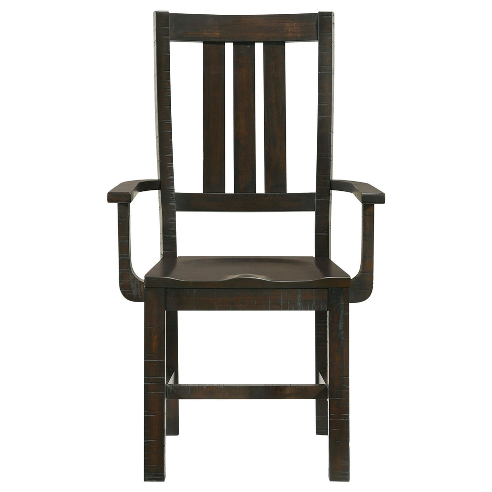 Silla de comedor de madera Calandra vintage Java (juego de 2)