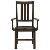 Silla de comedor de madera Calandra vintage Java (juego de 2)