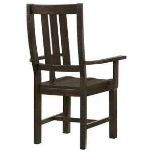 Silla de comedor de madera Calandra vintage Java (juego de 2)