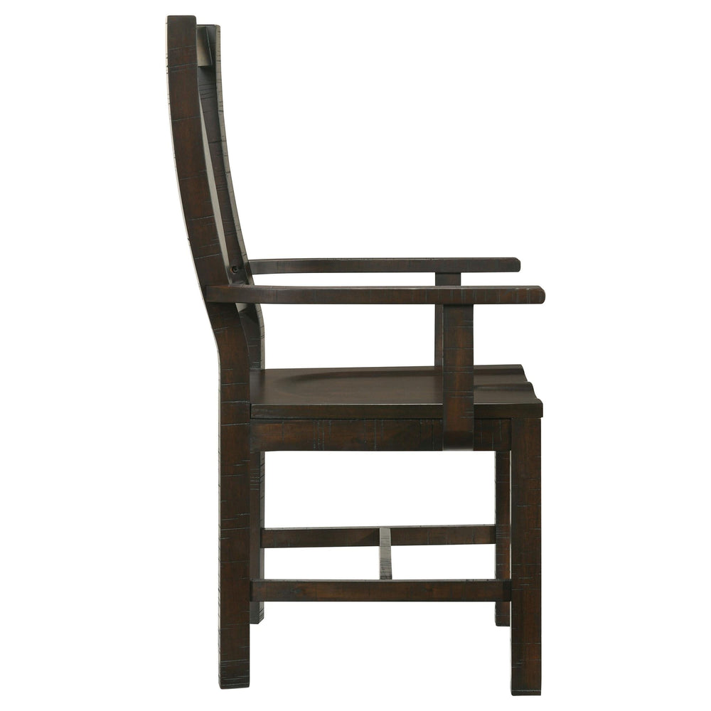 Silla de comedor de madera Calandra vintage Java (juego de 2)