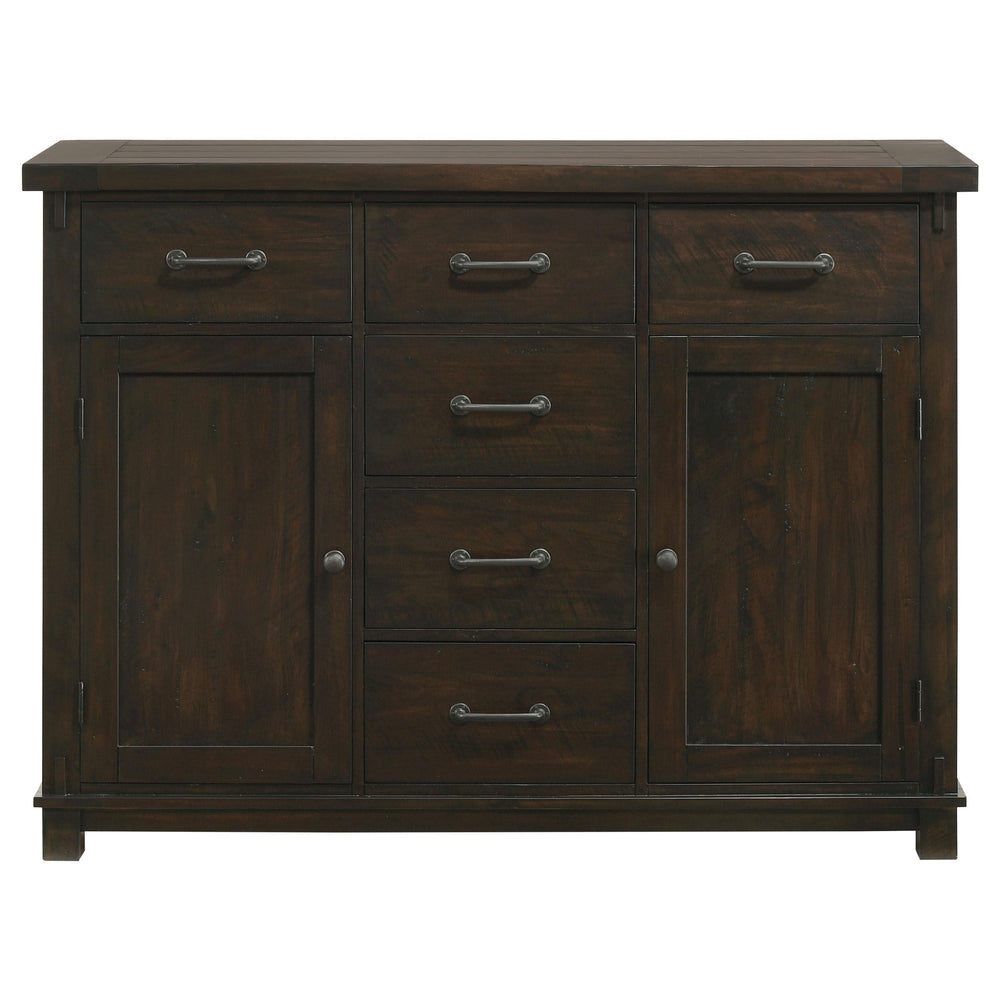 Aparador Calandra de 6 cajones, estilo buffet, estilo vintage Java