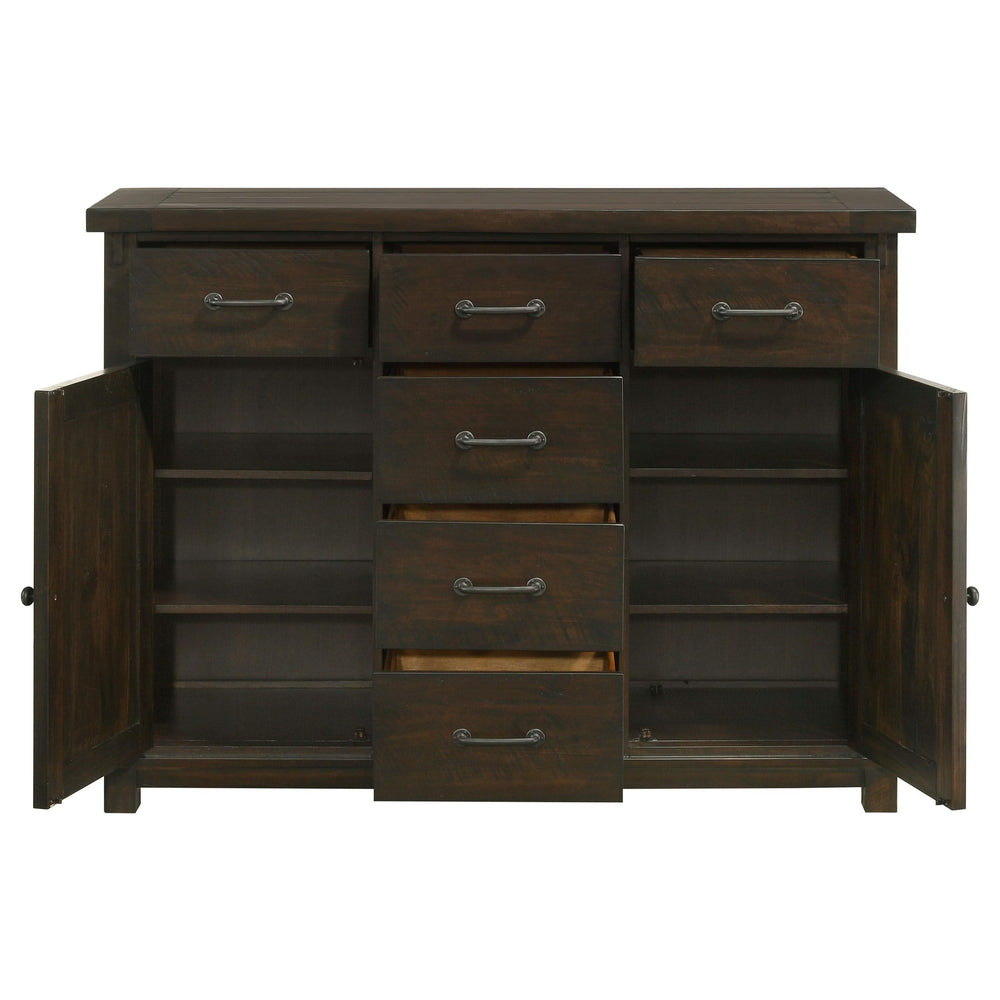 Aparador Calandra de 6 cajones, estilo buffet, estilo vintage Java