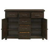 Aparador Calandra de 6 cajones, estilo buffet, estilo vintage Java
