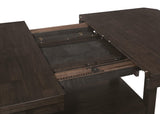 Juego de mesa de comedor Prentiss Butterfly Leaf de 5 piezas, color capuchino