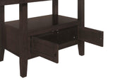 Juego de mesa de comedor Prentiss Butterfly Leaf de 5 piezas, color capuchino