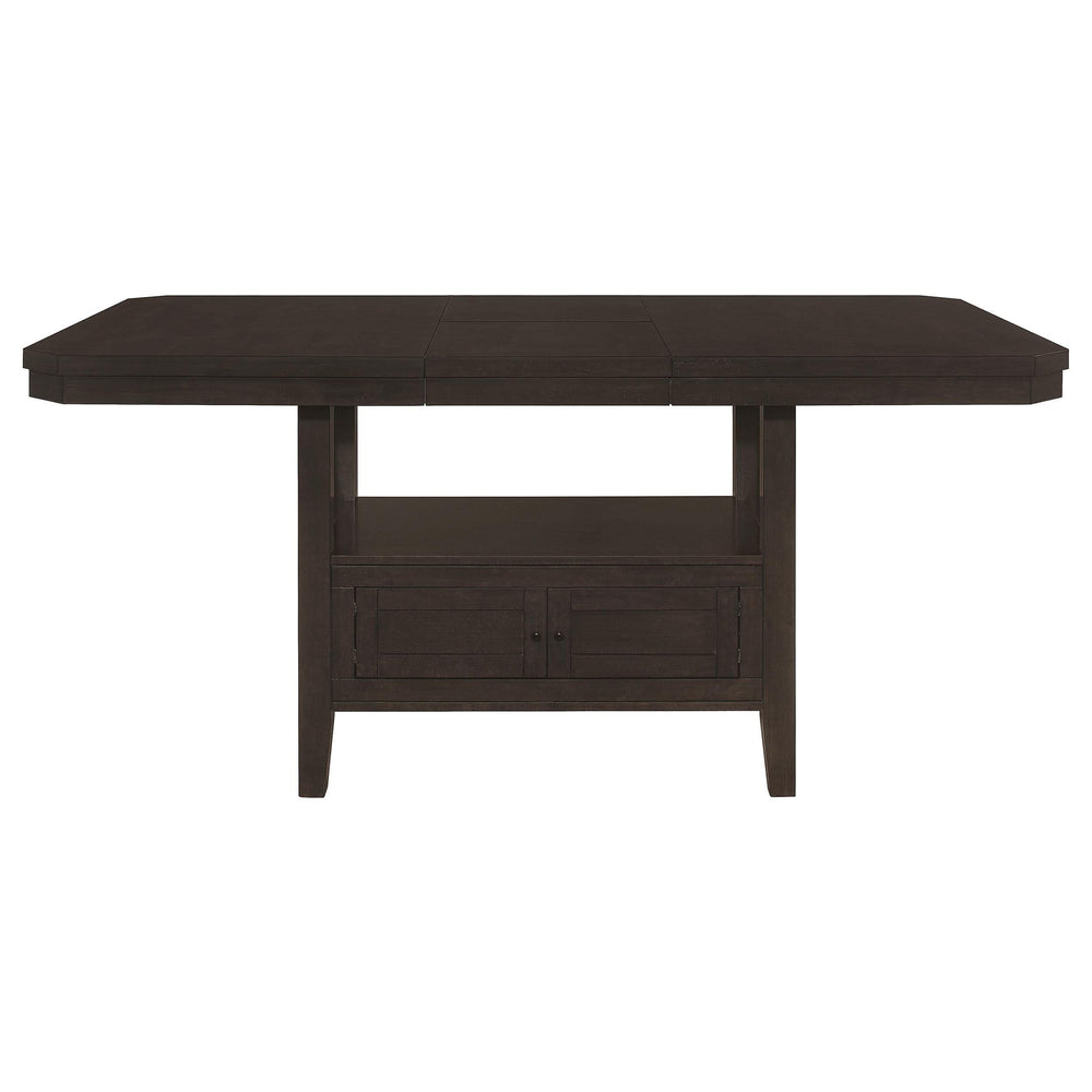 Juego de mesa de comedor Prentiss Butterfly Leaf de 7 piezas, color capuchino