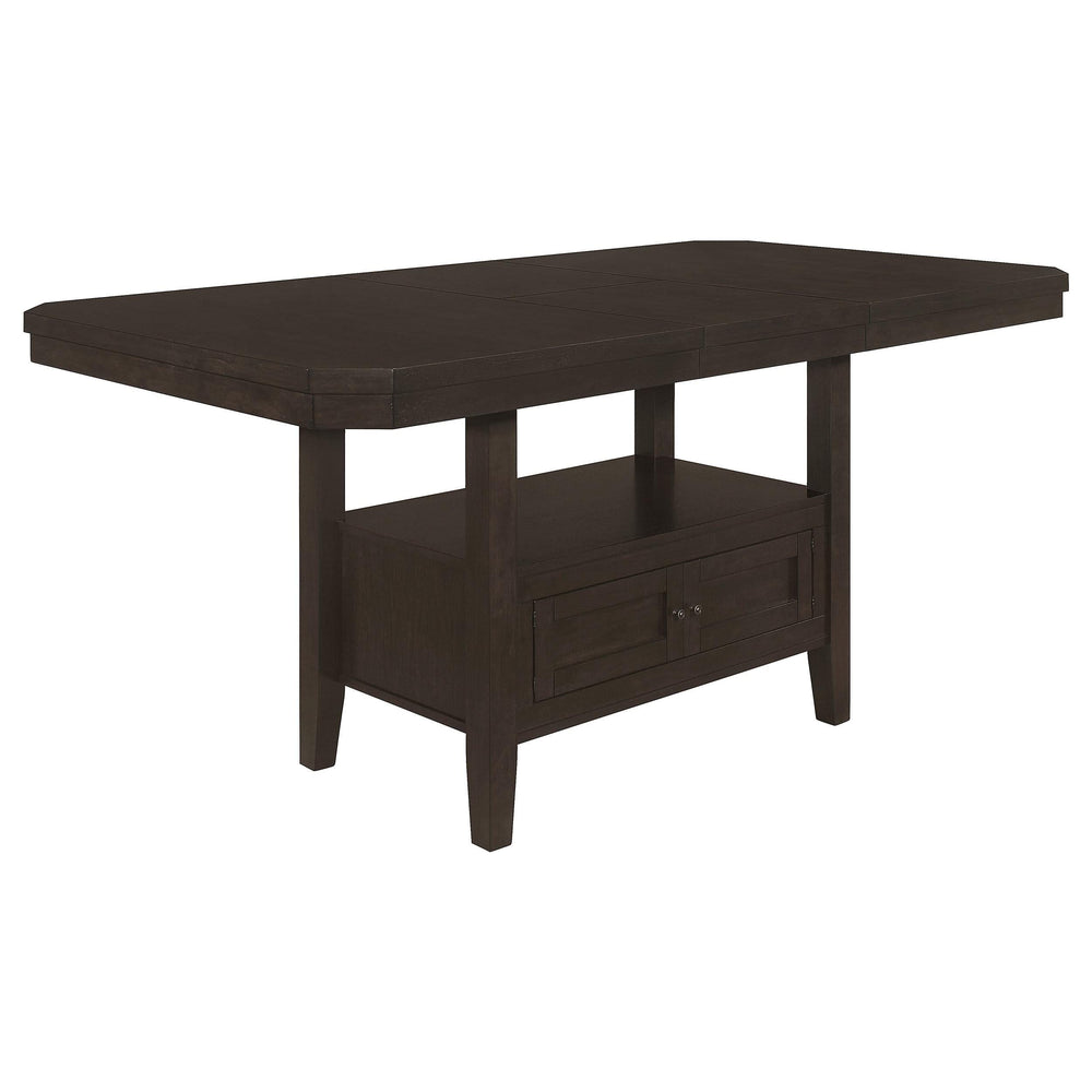 Mesa de comedor extensible Prentiss de 78 pulgadas, color capuchino
