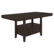 Mesa de comedor extensible Prentiss de 78 pulgadas, color capuchino