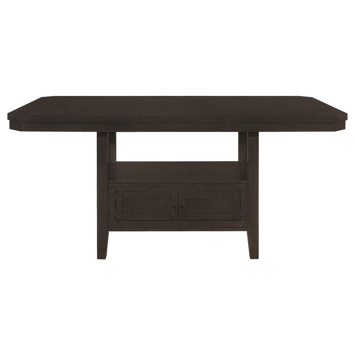 Mesa de comedor extensible Prentiss de 78 pulgadas, color capuchino
