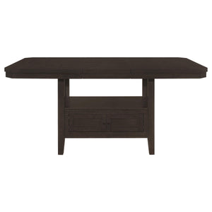 Mesa de comedor extensible Prentiss de 78 pulgadas, color capuchino