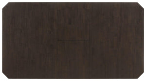 Mesa de comedor extensible Prentiss de 78 pulgadas, color capuchino