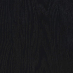 Silla de comedor giratoria tapizada en cuero sintético Arika, color negro